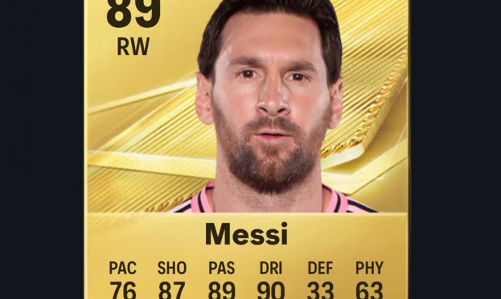 KOSMICZNY OVERALL karty Leo Messiego w grze EA Sports FC 27!